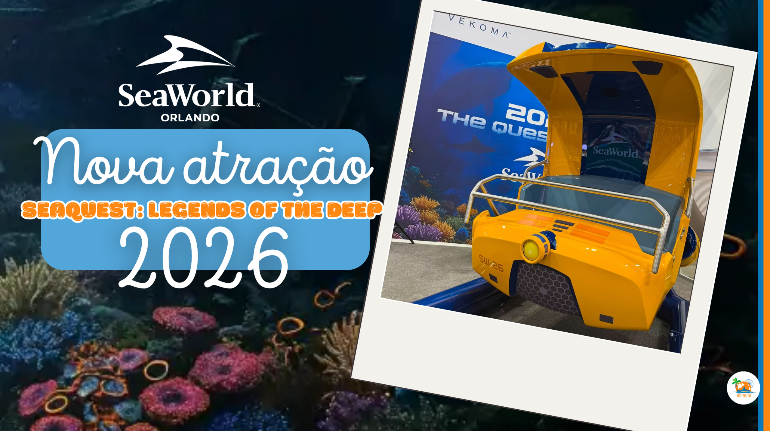 Sea World anuncia nova atração para 2026!!!